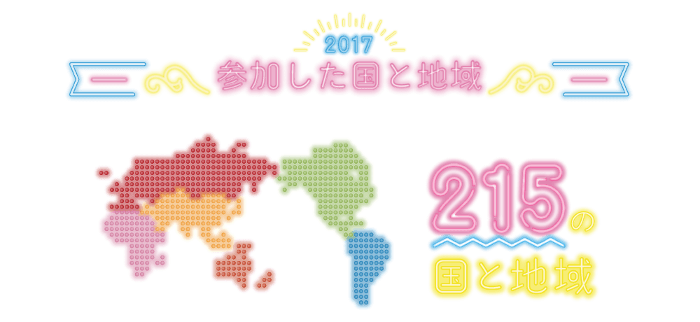 参加した国と地域