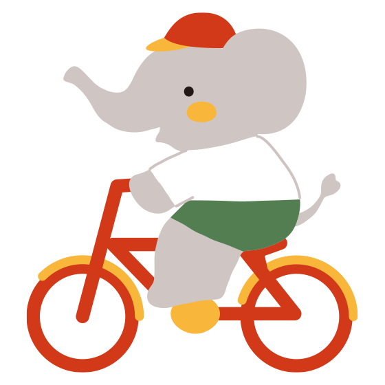 ゾウ自転車 サンリオ