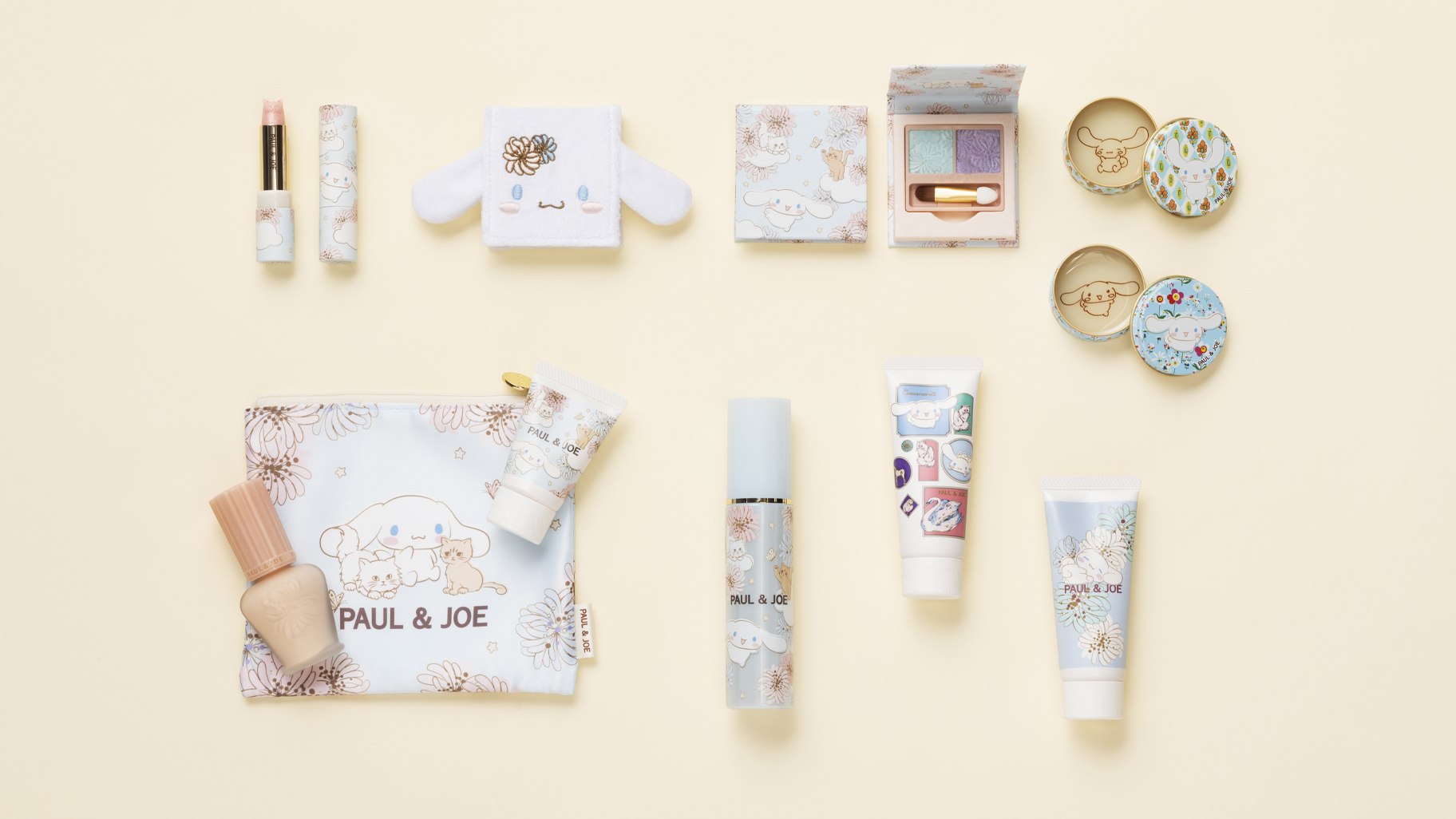 PAUL & JOE☆CINNAMOROLL」20周年コラボアイテムが数量限定で登場 