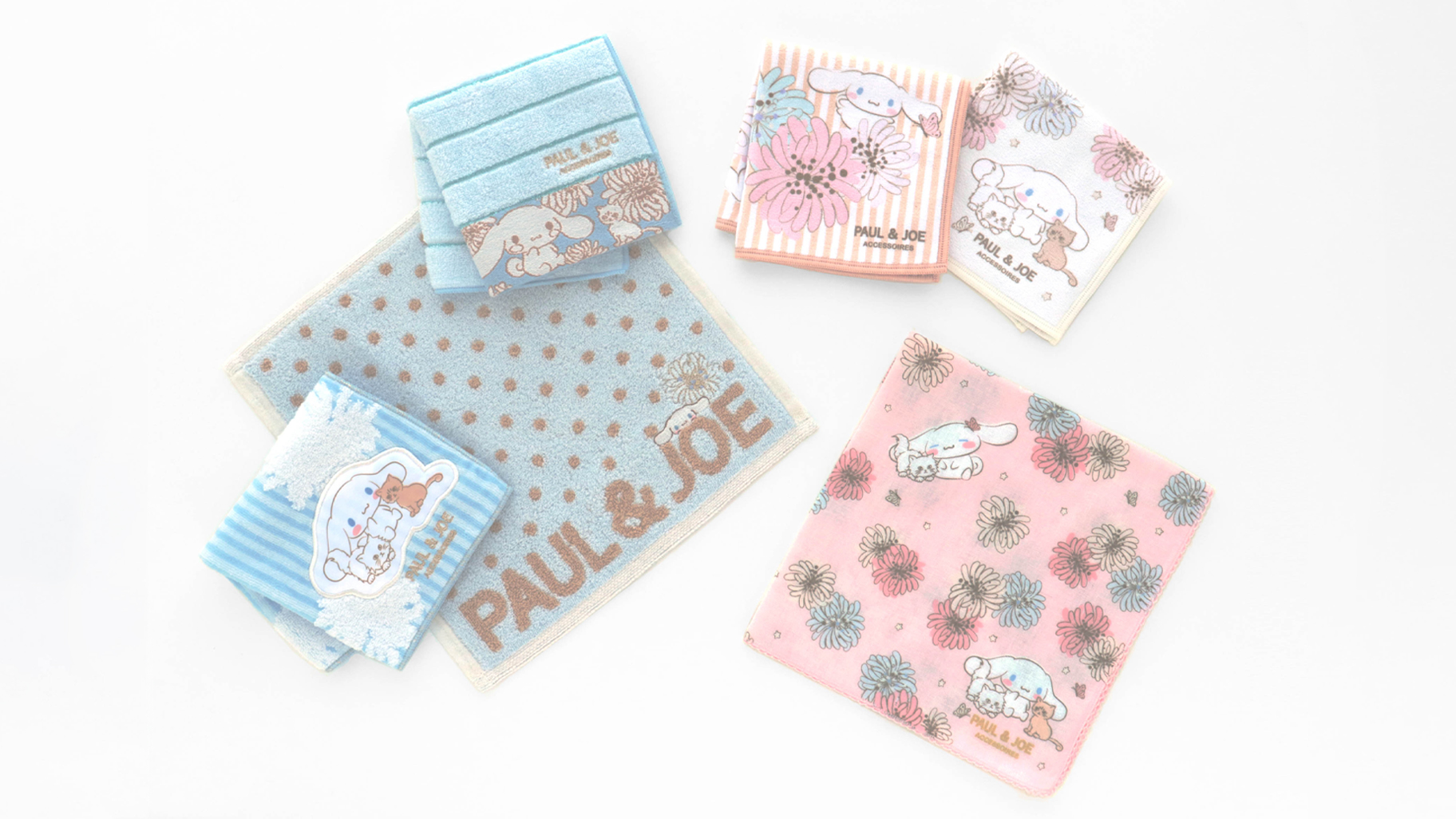 PAUL & JOE☆CINNAMOROLL」20周年コラボアイテムが数量限定で登場 