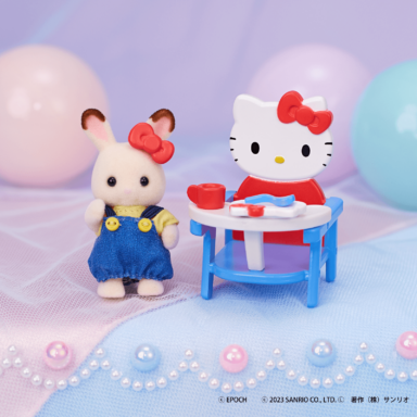 3個セット】シルバニアファミリー × サンリオキャラクターズ家具セット