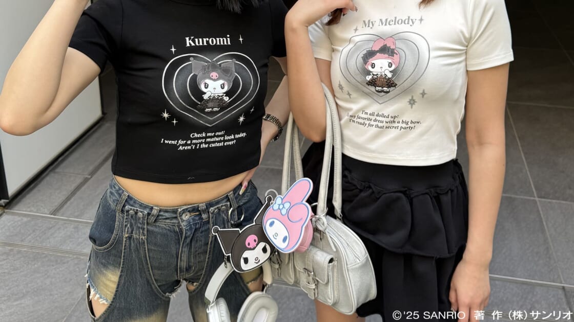 4GEEKs by SPIRALGIRL」からサンリオキャラクターのTシャツと