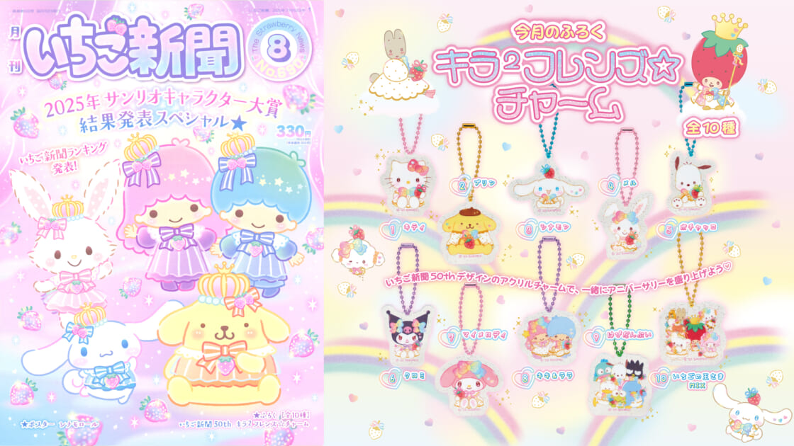 ♡いちご新聞 バックナンバー プレミアム 切り抜き コラージュ 白いちご♡ strawberry_HVXakuxPwtVp_202508