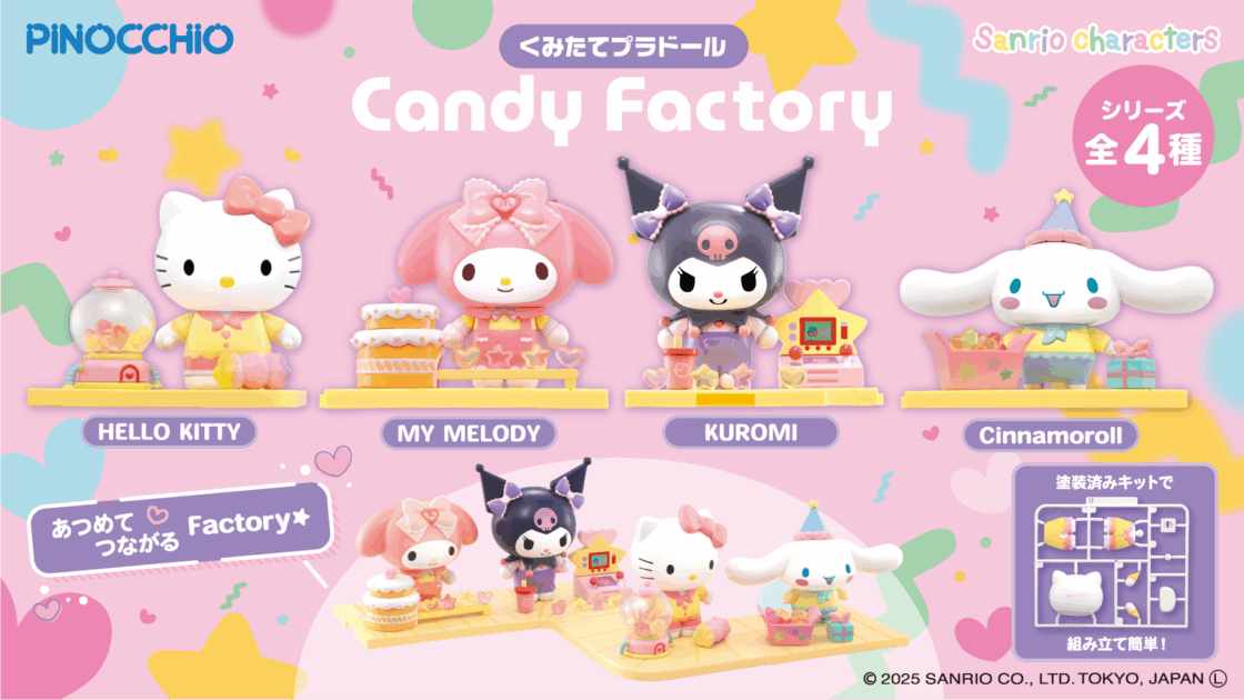 プラスチックモデルキット「くみたてプラドール Candy Factory