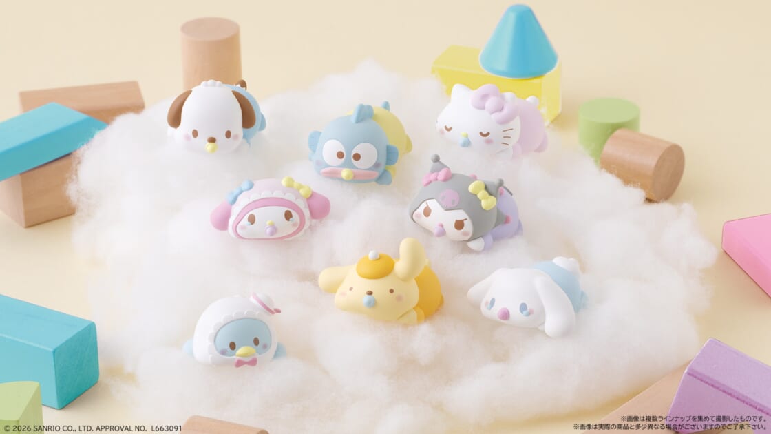 バンダイから「もっちりころりん♪サンリオキャラクターズ2」が登場