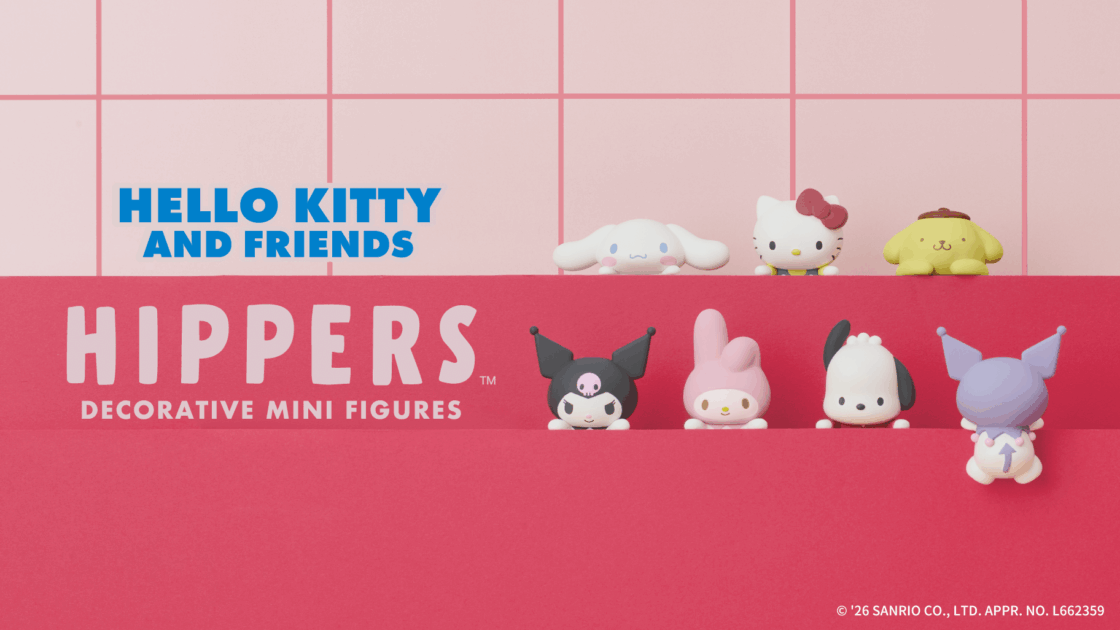 デコレーションフィギュア「HIPPERS」にサンリオキャラクターが登場