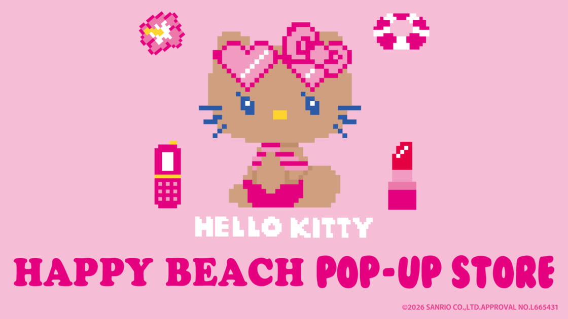 SANRIO CHARACTERS HAPPY BEACH POP-UP STORE」を開催♪（東京・神奈川