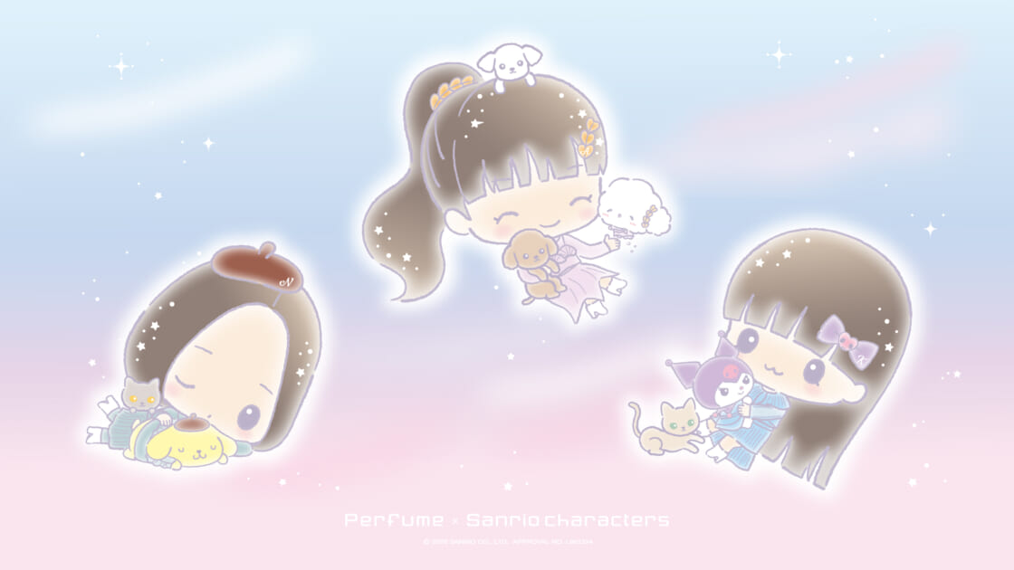 Perfume Closetから「Perfume×Sanrio characters」のアイテムが登場