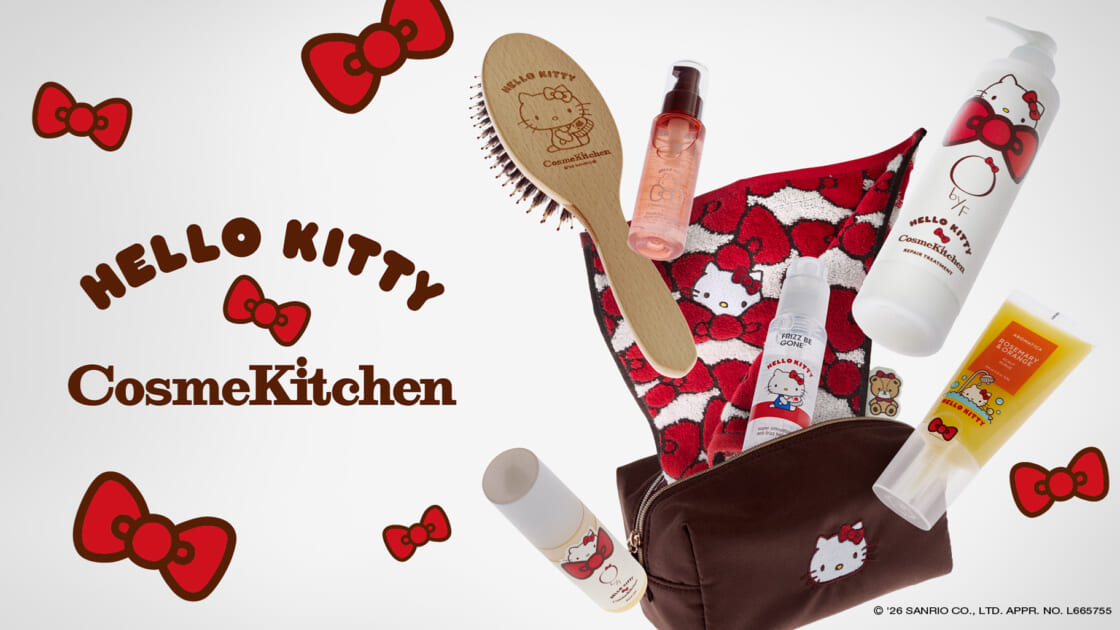 Cosme Kitchenとハローキティが初コラボ♡限定アイテムが登場！｜サンリオ