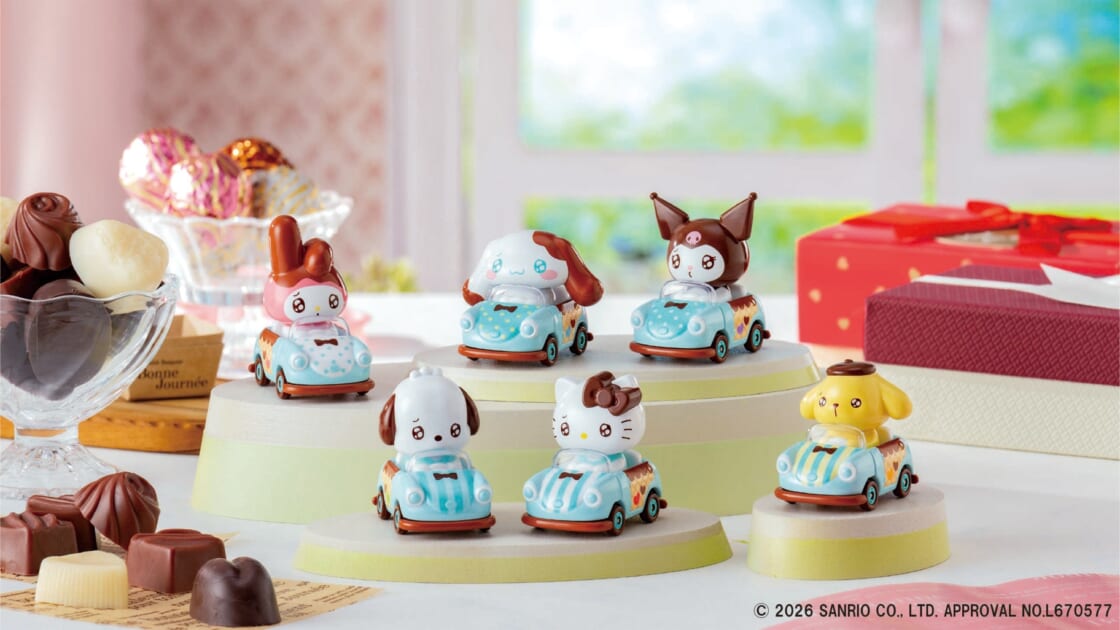 タカラトミーの「TOMICA TUNES」にサンリオキャラクターズが登場
