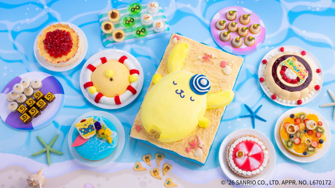 ヒルトン広島で「Lazy Summer Beach Day with POMPOMPURIN」を開催