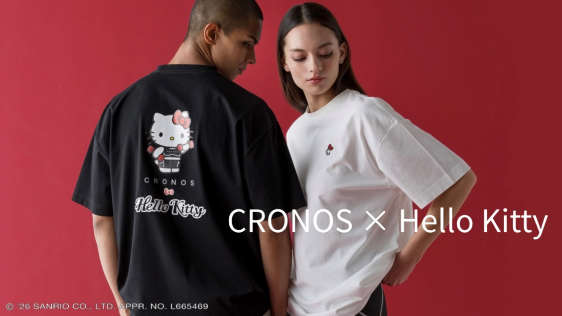 CRONOS」からハローキティのコラボアパレルが登場！グリーティングも