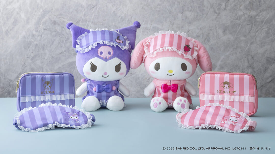 東京ドームホテル「サンリオキャラクタールーム」のオリジナルグッズが
